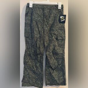 Girls Green Cargo Pants